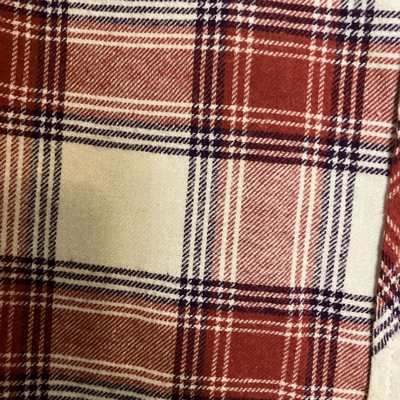 Gap tunic length flannel shirt womenโs oversized large - Picture 3 of 7